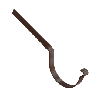 BRYZA STAL Kovová odkvapová konzola krútená 150 mm hnedá