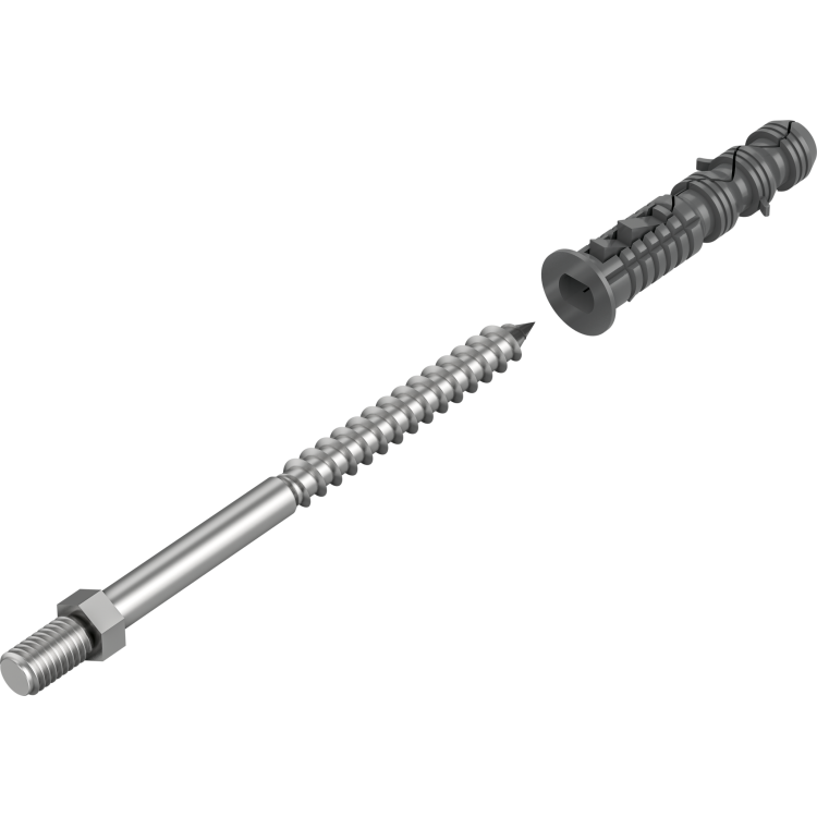 Wkręt do obejmy z kołkiem BRYZA STAL 160 mm