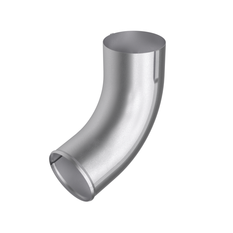 Kolano wylewowe rury spustowej BRYZA STAL 90 mm ocynk