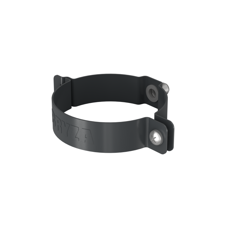 BRYZA STAL Down pipe clamping ring 90 mm grafit