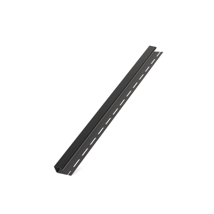 Listwa J BRYZA PVC 3 m czarna (RAL 9005) | Plastikowy system rynnowy BRYZA PVC