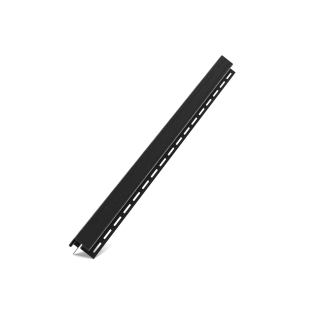 BRYZA PVC Corner strip outer 3 m black | Plastový okapový systém BRYZA PVC