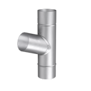 BRYZA STAL T-Stück 90 / 90 / 90 mm zink