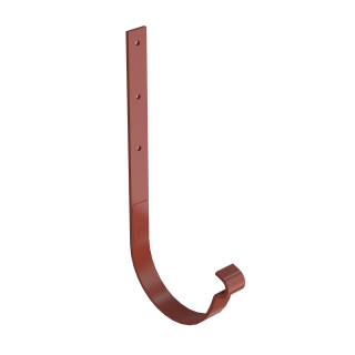 BRYZA STAL Fém ereszcsatorna tartó egyenes 125 mm téglavörös