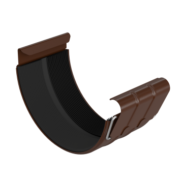 Złączka rynny BRYZA STAL 150 mm brązowa