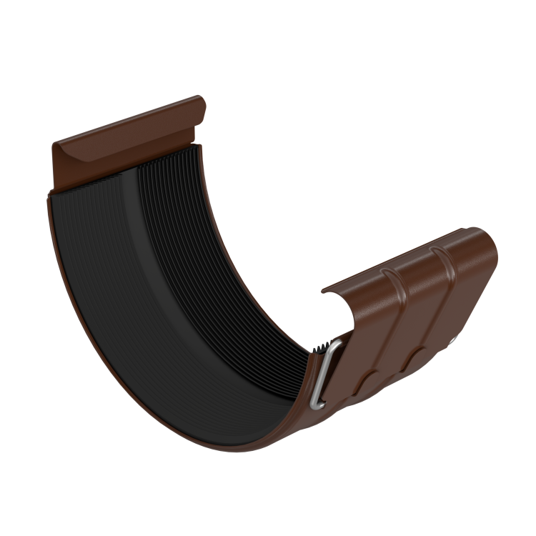 Złączka rynny BRYZA STAL 150 mm brązowa