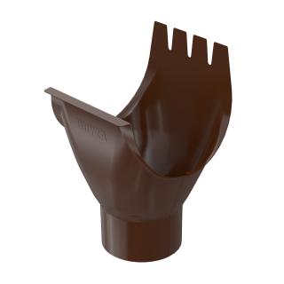 BRYZA STAL Ablaufstutzen 150 / 100 mm braun