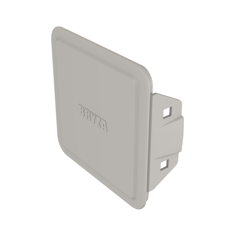 BRYZA PVC Clean-out snap-on cover 110 mm white | Plastový okapový systém BRYZA PVC