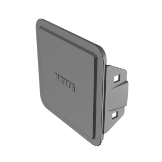 BRYZA PVC zaklapávací plastový kryt čistícího kusu 110 mm grafitová (RAL 7021) | Plastový okapový systém BRYZA PVC