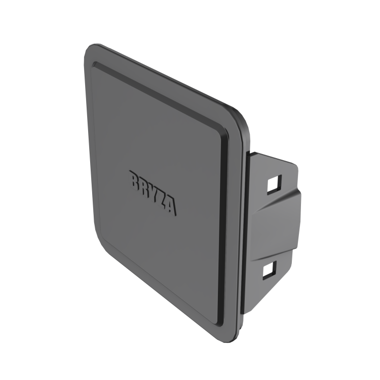 BRYZA PVC Clean-out snap-on cover 110 mm black | Plastový okapový systém BRYZA PVC