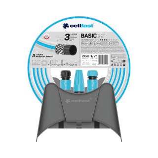 Súprava na zavlažovanie BASIC 1/2" 20 m so závesom na záhradnú hadicu