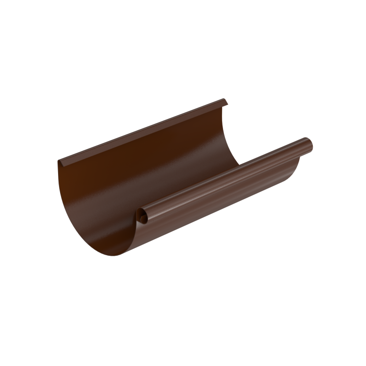 Rynna BRYZA STAL 125 mm / 3 m brązowa