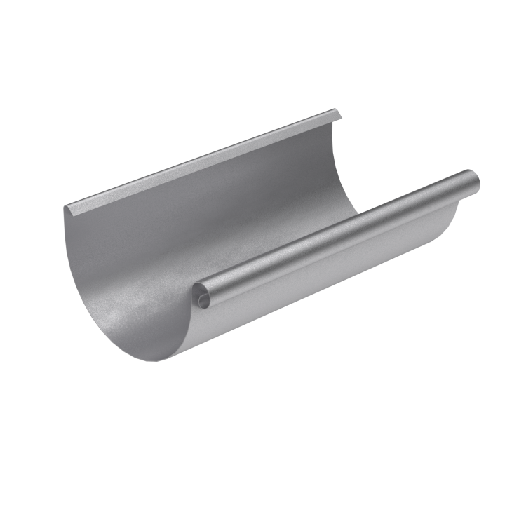 Rynna BRYZA STAL 125 mm / 3 m ocynk