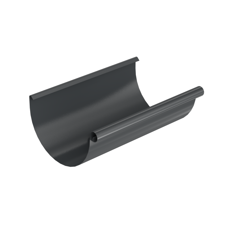 BRYZA STAL Dachrinne 150 mm / 4 m grafitgrau