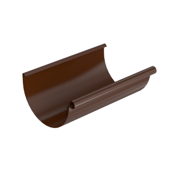 Rynna BRYZA STAL 150 mm / 3 m brązowa