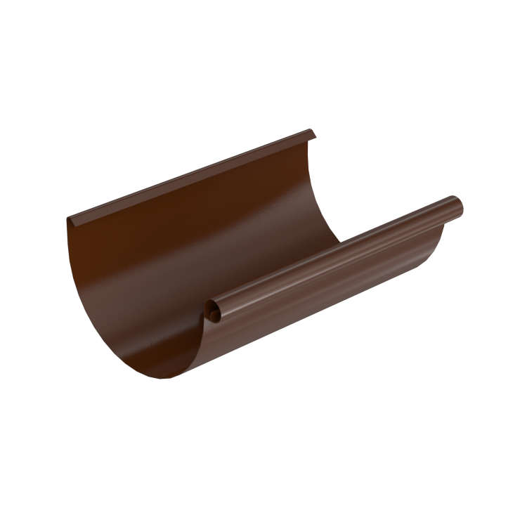BRYZA STAL Roof gutter 150 mm / 3 m brown