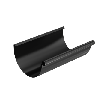 Rynna BRYZA STAL 150 mm / 3 m czarna