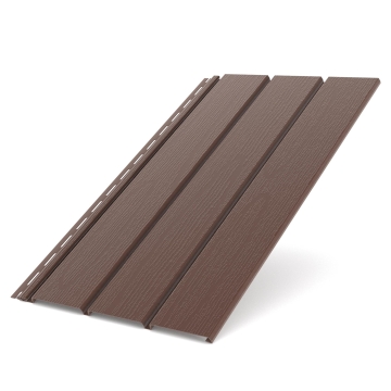 Panel podbitkowy pełny BRYZA PVC 3 m × 0,305 m brązowy (RAL 8017) | Plastikowy system rynnowy BRYZA PVC
