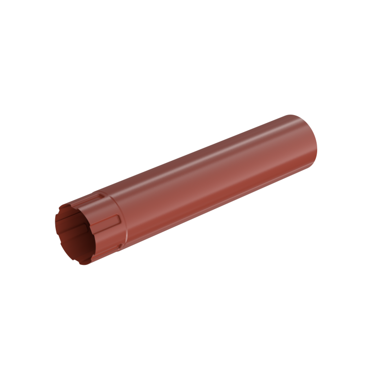 Rura spustowa BRYZA STAL 100 mm / 3 m ceglasta