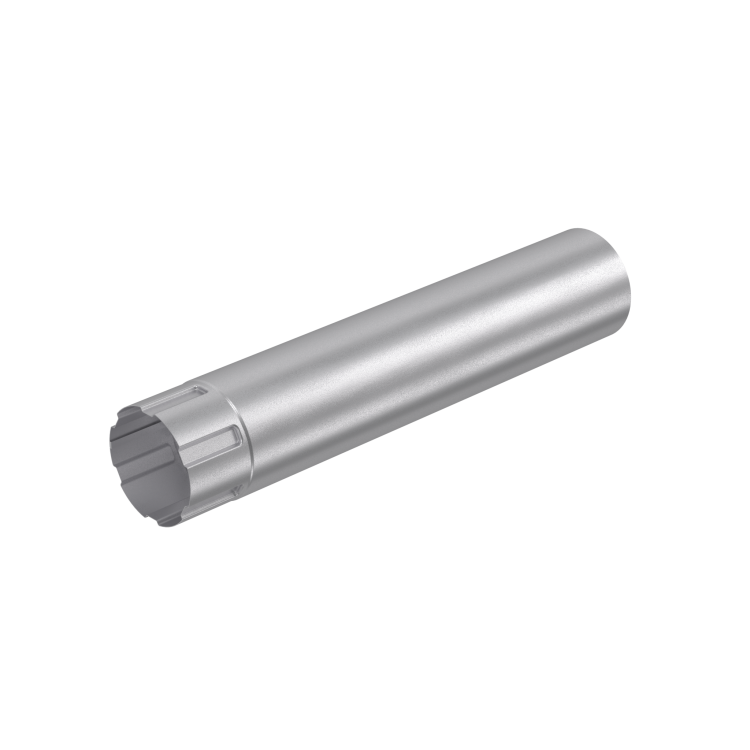 BRYZA STAL Down pipe 100 mm / 3 m zinc