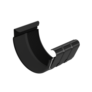 BRYZA STAL Odkvapový spoj 125 mm čierny