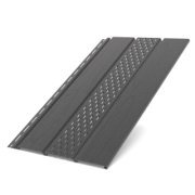BRYZA PVC Kaschierdachverkleidungsleiste 4 m Graphit | Plastový okapový systém BRYZA PVC
