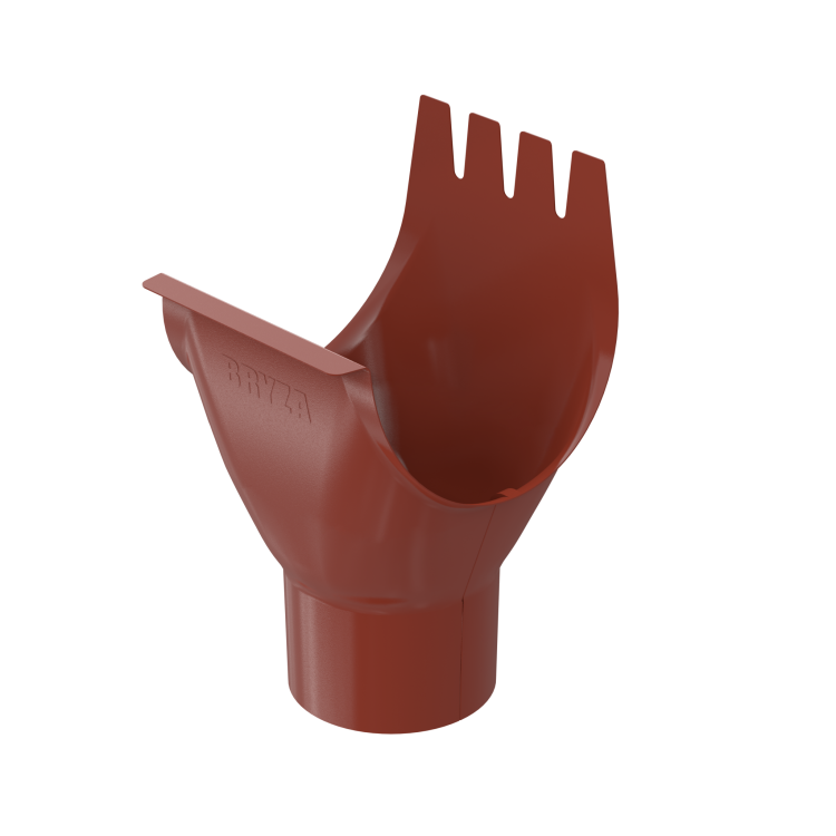 BRYZA STAL Výpustný otvor 125 / 90 mm cihlově červený