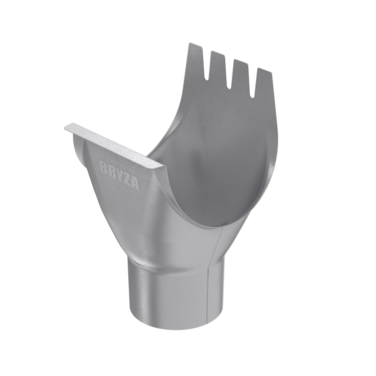 BRYZA STAL Drop outlet 125 / 90 mm zinc
