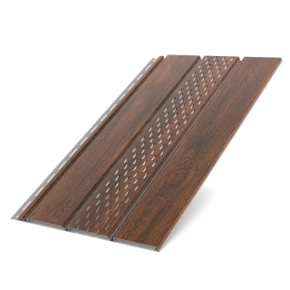 BRYZA PVC Perforated ceiling board 4 m classic hazel