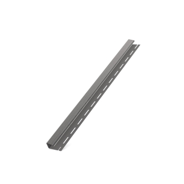 Listwa J BRYZA PVC 3 m grafitowa (RAL 7021) | Plastikowy system rynnowy BRYZA PVC