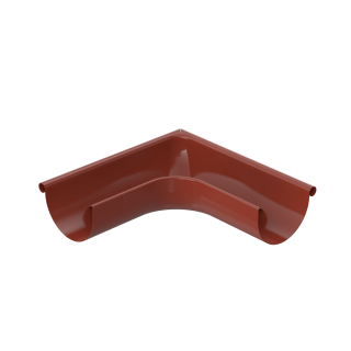 BRYZA STAL Eckstück Aussen 125 mm ziegelrot