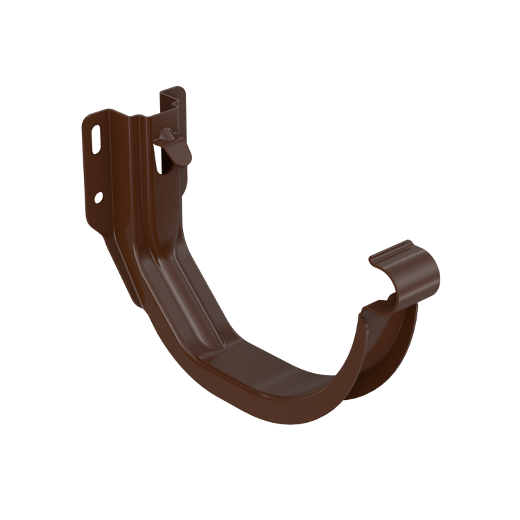 Hak rynnowy doczołowy BRYZA STAL 125 mm brązowy