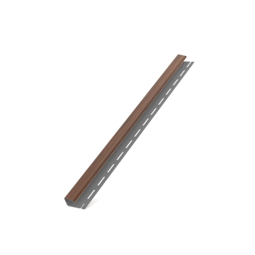 Listwa J BRYZA PVC 3 m orzech classic | Plastikowy system rynnowy BRYZA PVC