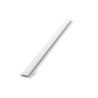 BRYZA PVC H-Strip 3 m white