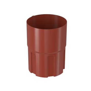 Złączka rury spustowej BRYZA STAL 90 mm ceglasta