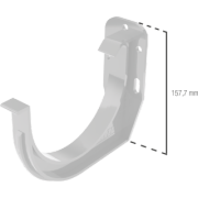 BRYZA PVC odkvapový záves 150 mm hnedý | Plastový okapový systém BRYZA PVC