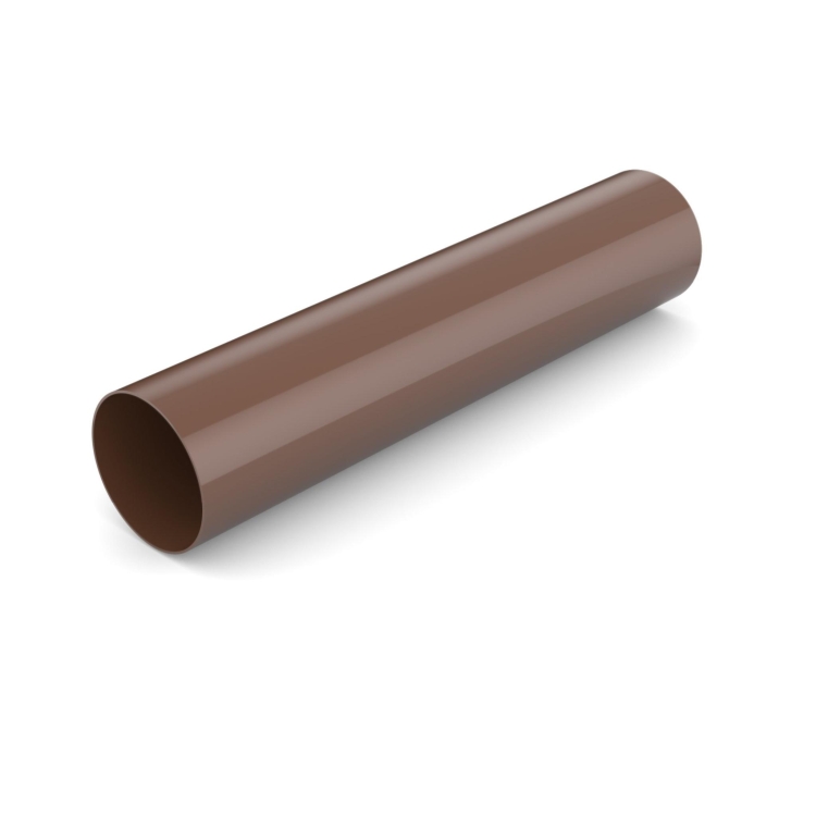 Rura spustowa BRYZA PVC 110 mm brązowa (RAL 8017) długość 3 m | Plastikowy system rynnowy BRYZA PVC