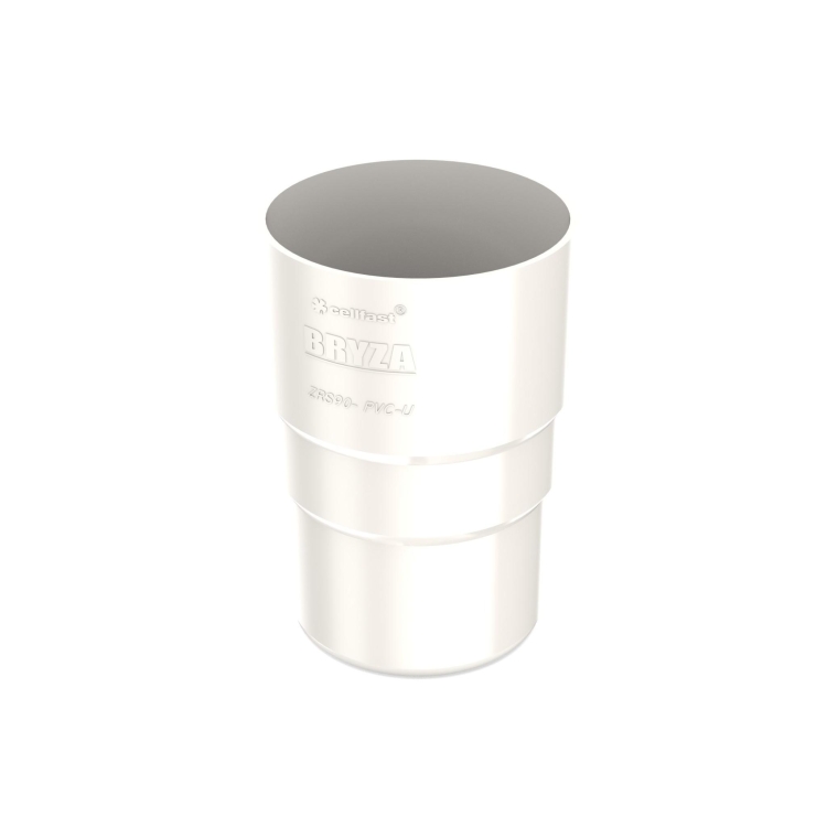 Złączka rury spustowej BRYZA PVC 110 mm biała (RAL 9010) | Plastikowy system rynnowy BRYZA PVC