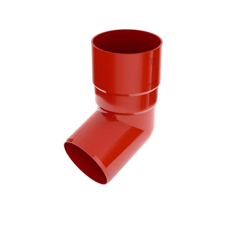 Kolano na wymiar BRYZA PVC 110 mm czerwone (RAL 3011) | Plastikowy system rynnowy BRYZA PVC