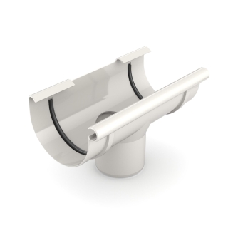 BRYZA PVC Betorkolló csonk 100/63 mm Fehér | Plastový okapový systém BRYZA PVC