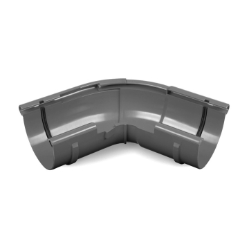 Narożnik zewnętrzny regulowany BRYZA PVC 120° – 145° 100 mm grafitowy (RAL 7021) | Plastikowy system rynnowy BRYZA PVC
