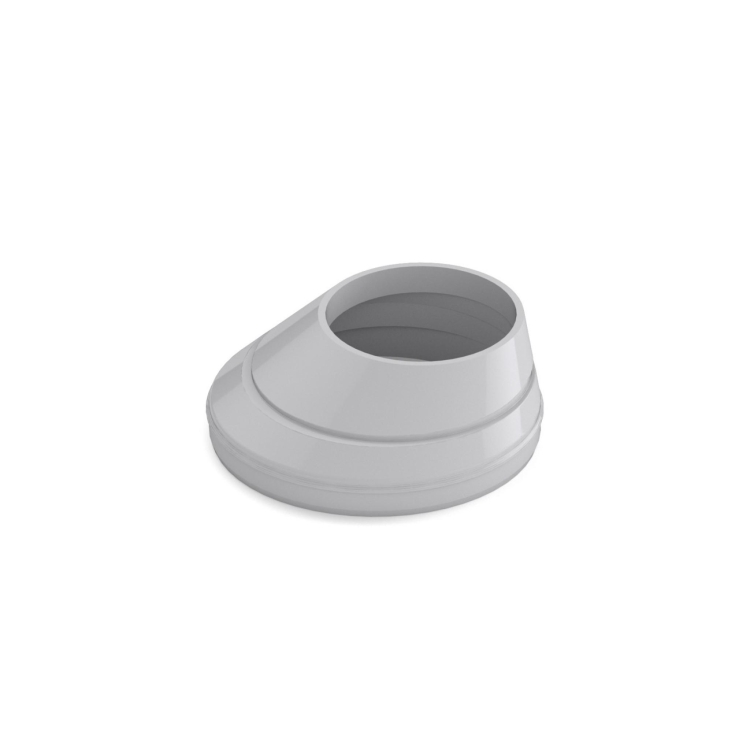 BRYZA PVC Redukcja osadnika 110/63 mm szary | Plastový okapový systém BRYZA PVC