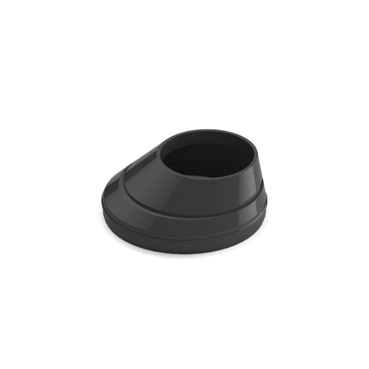 BRYZA PVC redukce Geiger 110/63 mm černá (RAL 9005) | Plastový okapový systém BRYZA PVC