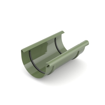 Złączka rynny BRYZA PVC 125 mm zielona (RAL 6020) | Plastikowy system rynnowy BRYZA PVC