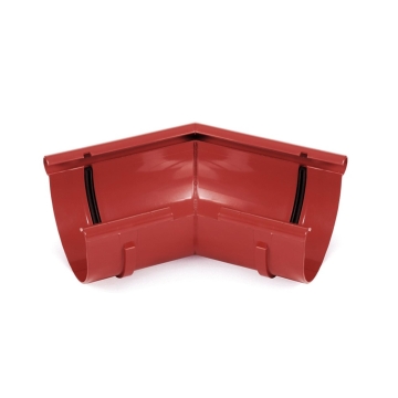 Narożnik zewnętrzny na wymiar BRYZA PVC 150 mm czerwony (RAL 3011) | Plastikowy system rynnowy BRYZA PVC