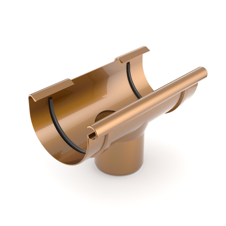 BRYZA PVC kotlík 125/90 mm měděná | Plastový okapový systém BRYZA PVC