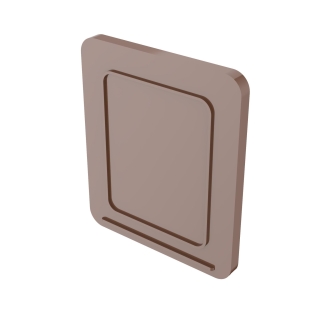 BRYZA PVC Csere tisztító szűrő 110 mm Barna