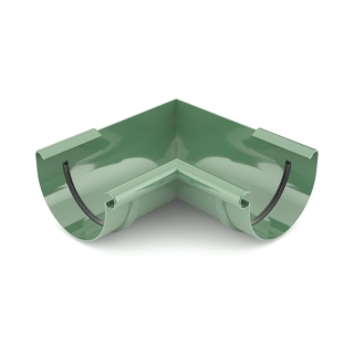 BRYZA PVC Eckstück Innen 125 mm Grün | Plastový okapový systém BRYZA PVC