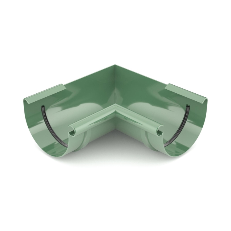 BRYZA PVC Vnútorný roh 125 mm zelený | Plastový okapový systém BRYZA PVC