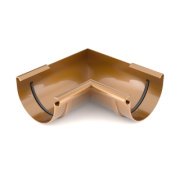 BRYZA PVC Vnútorný roh 125 mm meď | Plastový okapový systém BRYZA PVC